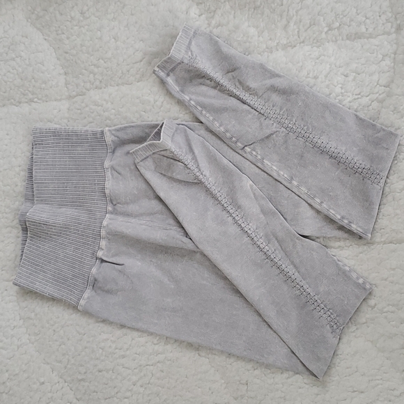 Free People Pants - 17. Free People Good Karma Leggings Ice Grey